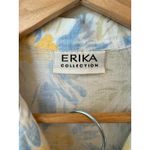 Erika Collection Floral Short Sleeve Top & Crop Pajama Pants Set Sleepwear White Size L Photo 4