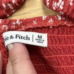 Abercrombie & Fitch Puff Sleeve Smocked Mini Babydoll Dress Floral Size Medium Photo 3