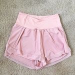 Halara High Waisted Crossover Mesh 2-in-1 Casual Shorts Peach Pink Size XS Photo 1