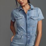 Good American Denim Fit For Success Romper XS Photo 1