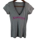 Hurley  XS Hermosa Beach V-Neck Top in Light Gray Pink Photo 2