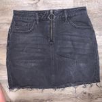 PacSun Black Denim Skirt Photo 0
