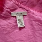 J.Crew  One Shoulder Pink Party Dress‎ Linen Blend Cocktail Size 8 Photo 3
