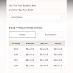 Free People NWT  Bandana Belt in Sunstone Photo 3