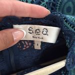 Sea New York Lola Lace Dress Blue Size 4 Photo 6