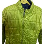 Faded Glory  Reversible Puffer Jacket Green/Blue Size Lg Sku 2601AA Photo 6