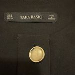 ZARA Sale! 🔥 NEW!  BASIC Black Dress with Contrast White Sleeves Size Medium Photo 5