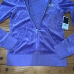 Juicy Couture  Velour Tracksuit Jacket Hazy Violet Hoodie Basic Women's XS NWT Photo 5