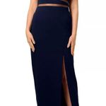 Liv Foster One Shoulder Cutout Gown, Twilight/Navy Maxi Size 12 New w/Tag $350 Photo 3