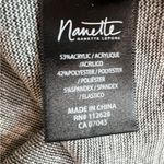 Nanette Lepore black/ white camouflage print laced sweatshirt, size M EUC Photo 8