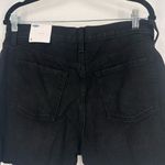 Old Navy NWT Women's Distressed Cut-Off Cotton Denim Shorts Black Size 6 Photo 4