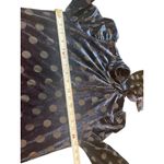 Calvin Klein  2 Navy Blue Velvet Burnout Polka Dot Long Sleeve Dress NWT Holiday Photo 9