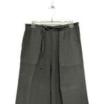 Splendid Green Wide Legging Cotton Pants Drawstring Lounge Gauze Pants Size M Photo 1