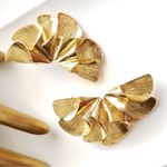 ZARA New!  Fan Earrings Photo 9