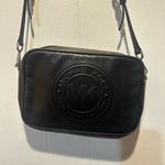 Michael Kors  Fulton vintage Sport East West Crossbody bag in black leather Photo 9