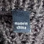 CAbi  Oversized Brown Cable Knit Cardigan Sweater XS/S Cape Sleeve Open Front Photo 10