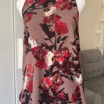 Wilfred Aritzia  Sevres Sleeveless Blouse in Mocha Flame Scarlet Floral S Photo 1