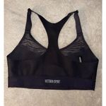 Victoria's Secret  Incredible Light‎ Cut Out Size Small Black Sports Bra Photo 1