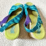 Calypso St. Barth  for Target Linen Espadrille Wedges Turquoise Print 8 Photo 6