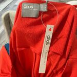 ASOS ‎ Red Button Up Sleeveless Dress Size 4 NWT Photo 4