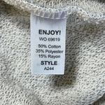 Michael Stars  Open Front Cardigan Sweater Oversized Oatmeal Grey Size XS Extra S Photo 5