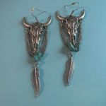 Turquoise and Silver Earrings Photo 0