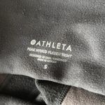 Athleta Black Peak Hybrid Fleece Tights Size Small Running Training Winter Photo 11