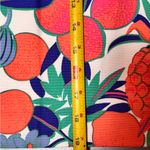 Talbots  Orange and Blue Mini‎ Pencil Skirt Resort Wear Photo 2