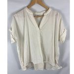 Madewell Responsible Lakeline Popover Shirt in Lakehouse Size Medium Photo 2