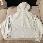 Lululemon  Athletica Scuba M/L Ocean Air Oversized Full Zip Cropped Photo 2