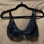 Victoria's Secret New Victoria Secret Lace Unlined Plunge Bra Black Size 34D Photo 0