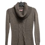 Cowl Neck Wool Blend Bodycon Knit Sweater Dress XS Photo 10