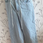 Light Blue Wide Leg Women's Pants Size 8 Photo 0