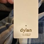 Dylan  blue‎ plaid striped v-neck sleeveless top blouse size XS NWT Photo 8