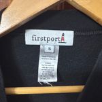 Firstport Black Sweatshirt with Dog Graphic Photo 1