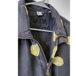 FUDA International Vintage Silk Full Zip Jacket w/ Pockets Medium Black Photo 5