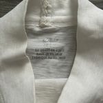 Aerie White Mock Neck Shirt Photo 1