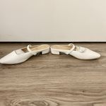 Lulus  Lewlen White Ballet Heel Sandals Size 7 Photo 5