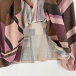 Chico's Soft Plaid Shine Poncho Metallic Shimmer Lightweight Topper Sweater Photo 11