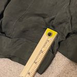 Diane Von Furstenberg  Silk High Waisted Shorts Size 4 Green Photo 7