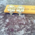 Vintage glamour clip on crystal earrings Photo 1