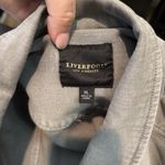 Liverpool  Los Angeles Denim Jean Jacket Women's Size XL Gray  Stretch Pockets Photo 4