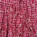 Poupette St. Barth Soledad Ruched Smocked Midi Dress in Pink Hyeres Large Photo 4