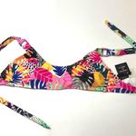 California Waves Juniors' multicolor ring Printed Bralette Bikini swim Top Photo 2