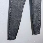 RTA DENIM REVOLVE JEANS METALLIC. Silver Coated Ankle Jeans Size 24 Photo 4