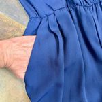 OODT Women’s Blue Wrap Jumpsuit Small Blue Photo 9