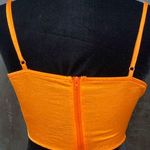 SheIn Women orange Satin bralette-NWNT -Size Small Photo 2