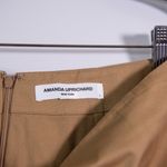 Amanda Uprichard Logan Cotton Front Pocket Slit Mini Khaki Skort Skirt Small Photo 1