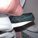 Aqua Green  Womens Tankini Swimsuit Top Geo Print Handkerchief Hem Halter Medium Photo 8