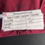 Denim And Co Womens Tunic Blouse Size L Wine Fall Modern Twist Classic Silhoutte Red Size L Photo 10